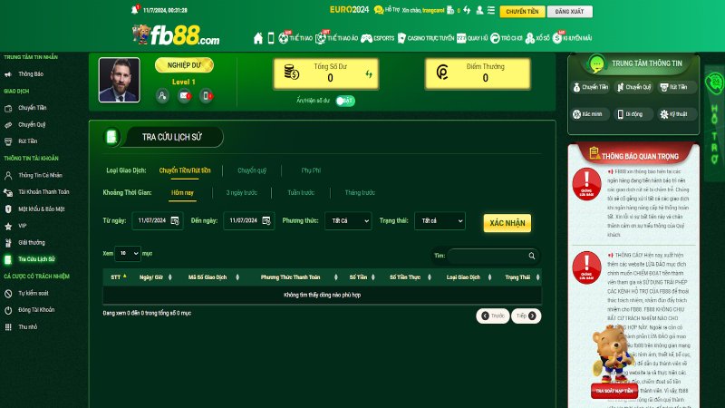 Rút Tiền FB88 – Quy Trình Rút Tiền Đơn Giản, Nhanh 2026 4 Thực hiện giao dịch rút tiền FB88 về tài khoản