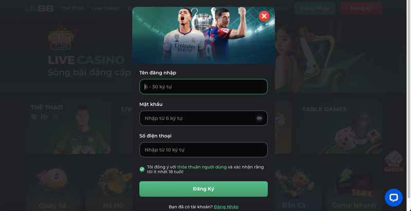 Nhà cái uy tín UK88 đẳng cấp số một trên thị trường thế giới 2 Hướng dẫn cho tân thủ đăng ký tài khoản tại nhà cái uy tín này cực dễ