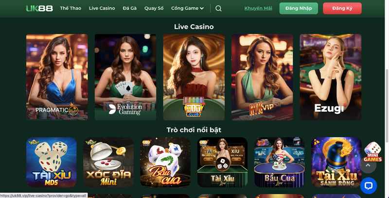 Nhà cái uy tín UK88 đẳng cấp số một trên thị trường thế giới 3 Nhà cái sở hữu list game cực kỳ phong phú